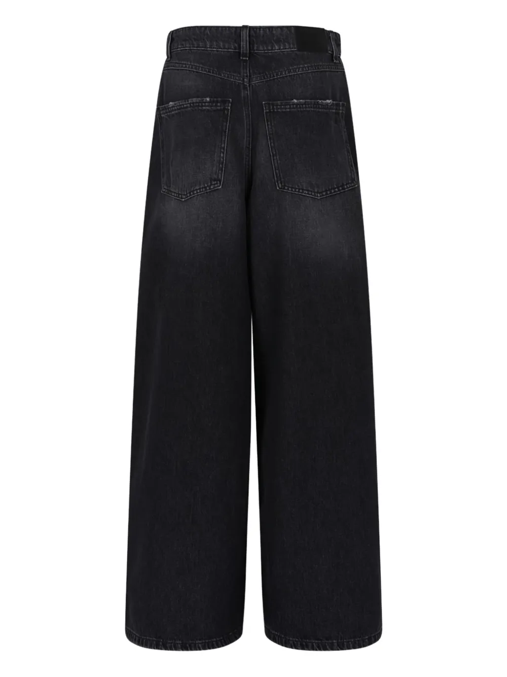 Caractère logo-opatch jeans - Zwart