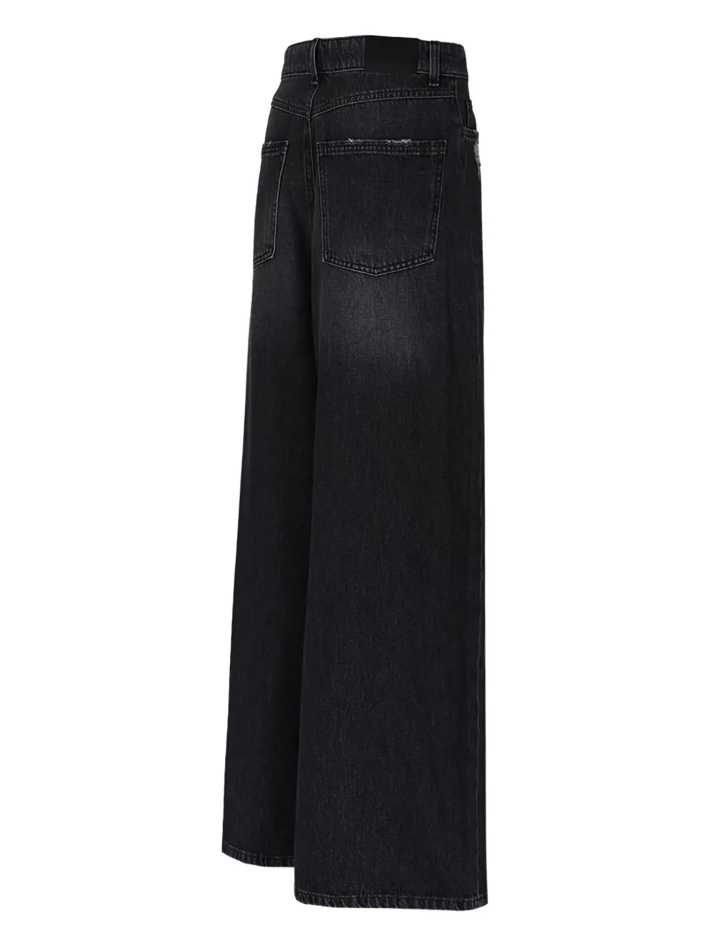 Caractere Logo-opatch Jeans In Black