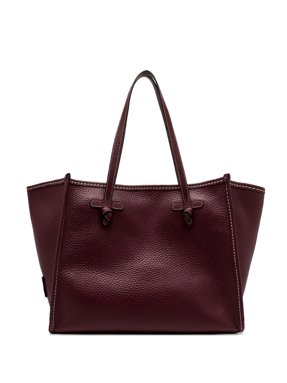 Marcela knotted leather tote bag