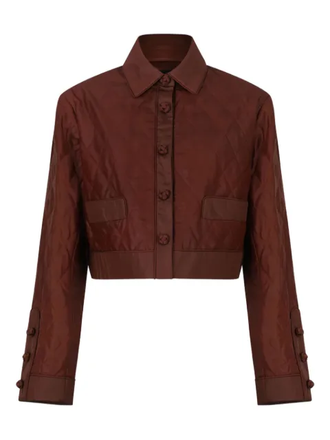 HUI MILANO quilted button jacket