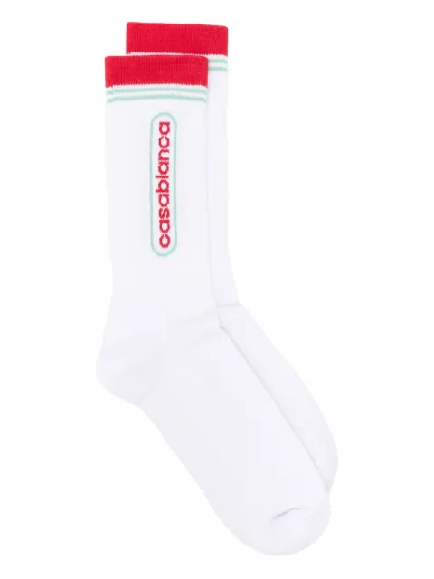 Casablanca Fuji Dream logo-embroidered socks