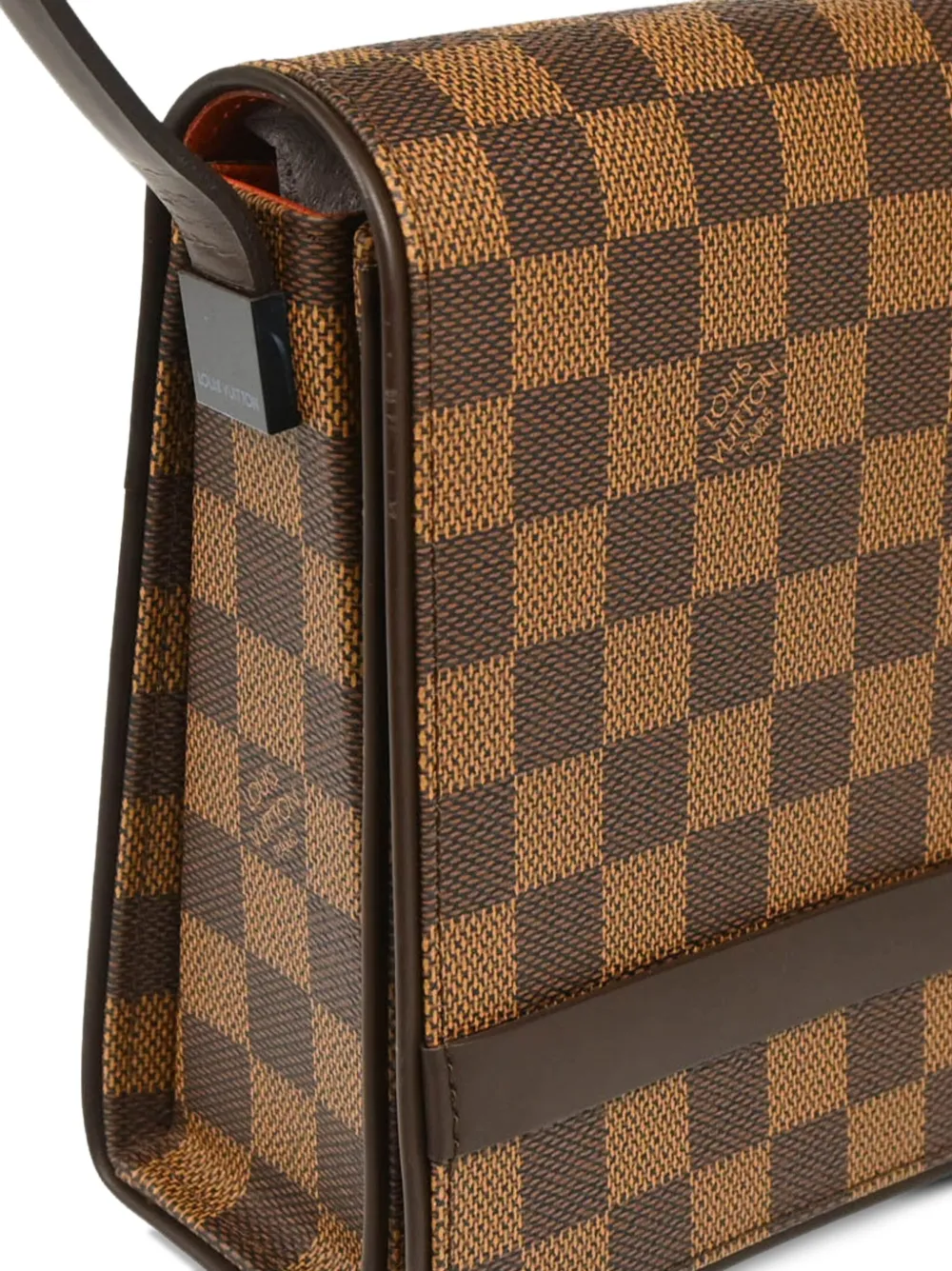 Pre-owned Louis Vuitton 2001 Damier Tribeca Handbag In Brown