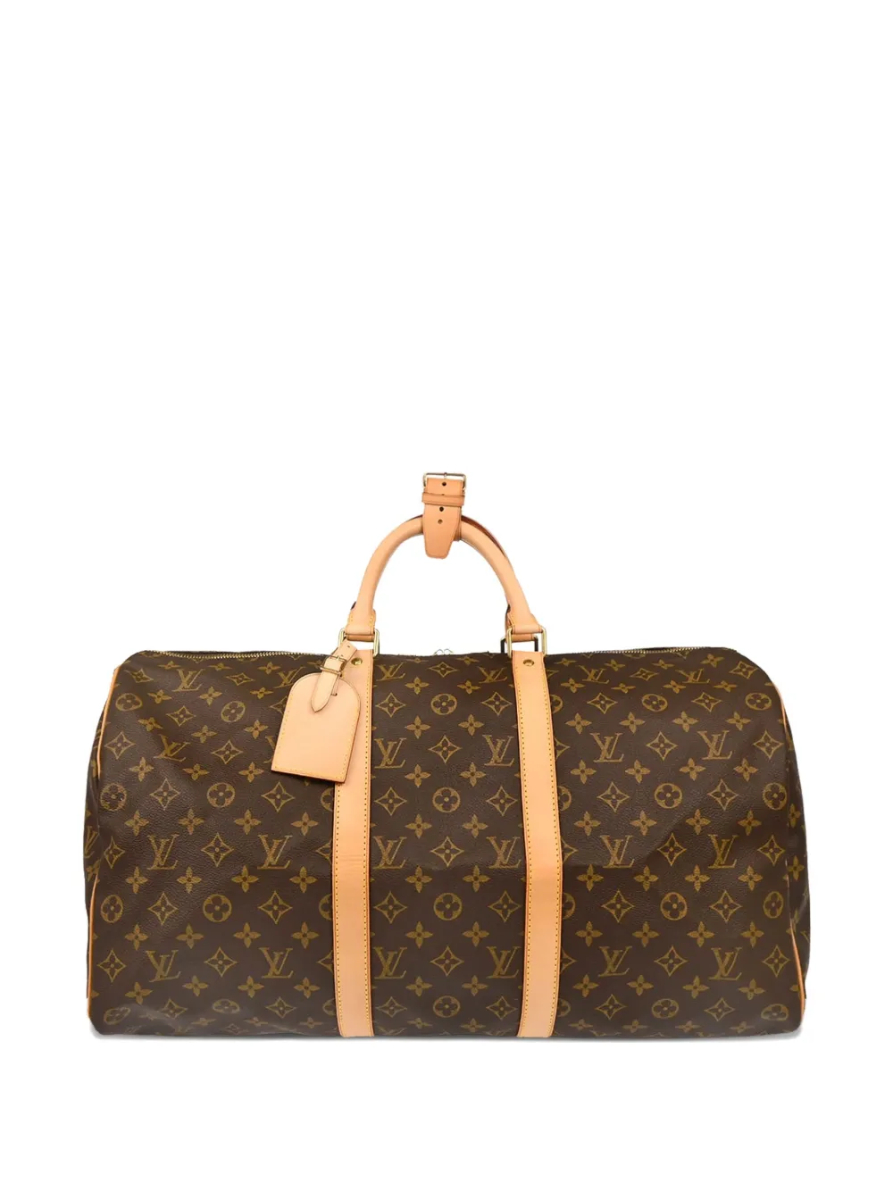 Louis Vuitton Pre-Owned 2002 キーポル 50 モノグラム ハンドバッグ - ブラウン Louis Vuitton Pre-Owned 2002 キーポル 50 モノグラム ハンドバッグ - ブラウン
