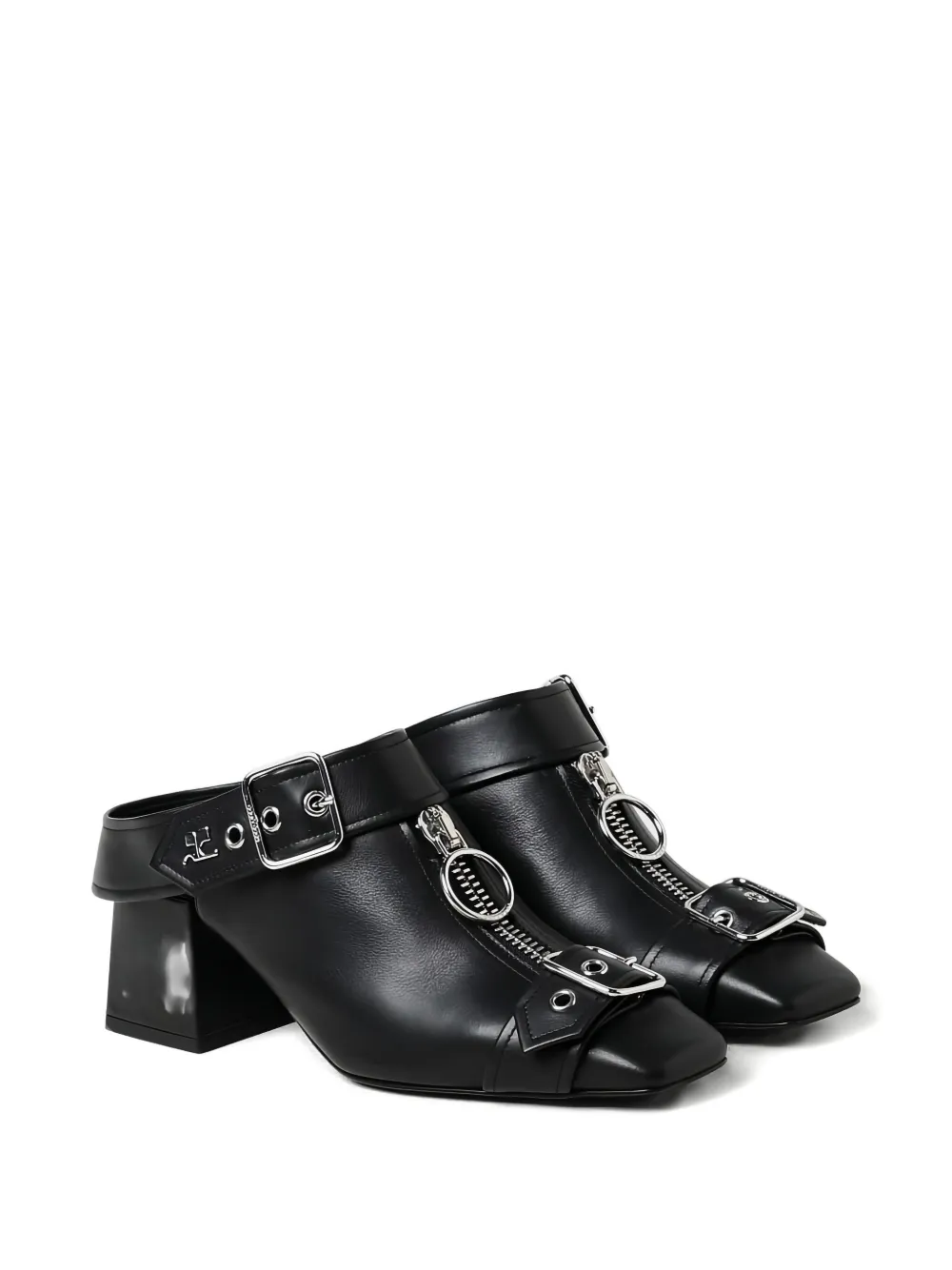 Courrèges Gogo buckle mules | Heeled Mules | Image 2