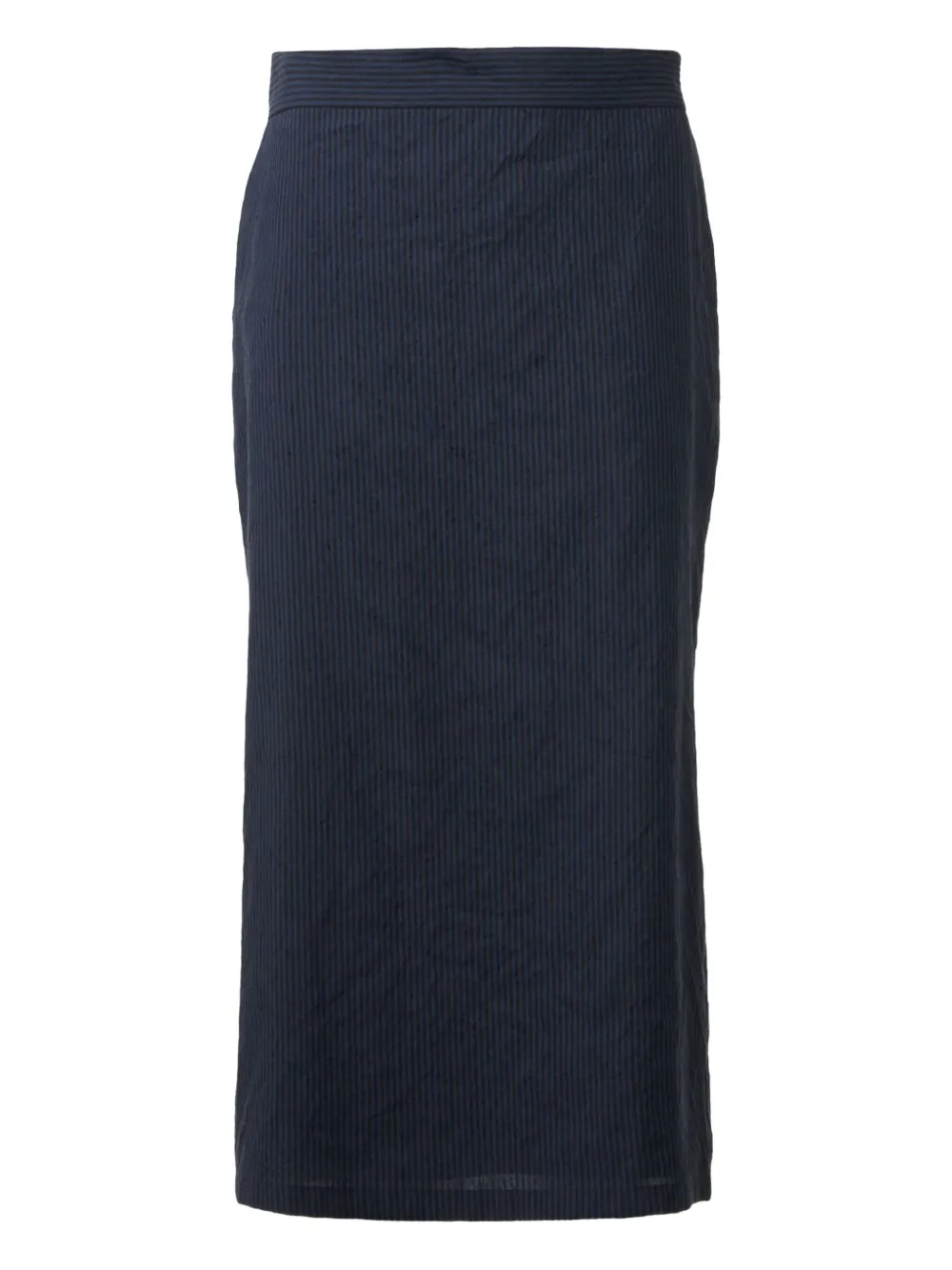 PushBUTTON pinstripe tie-detail skirt - Blauw