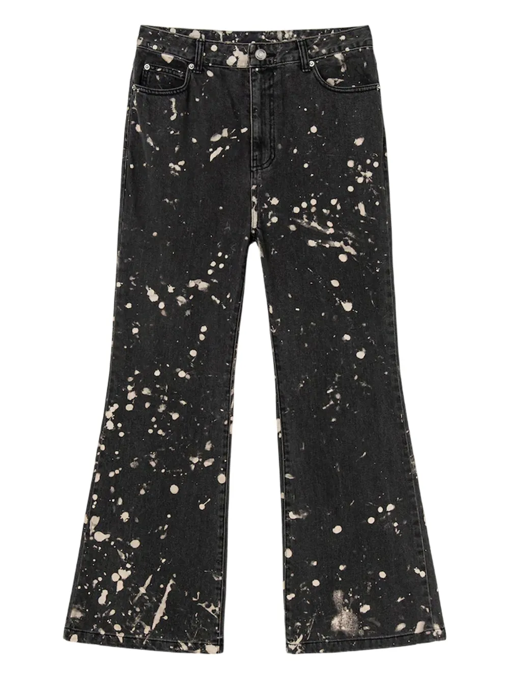 Juun.J paint-splatter jeans | أسود | Image 1