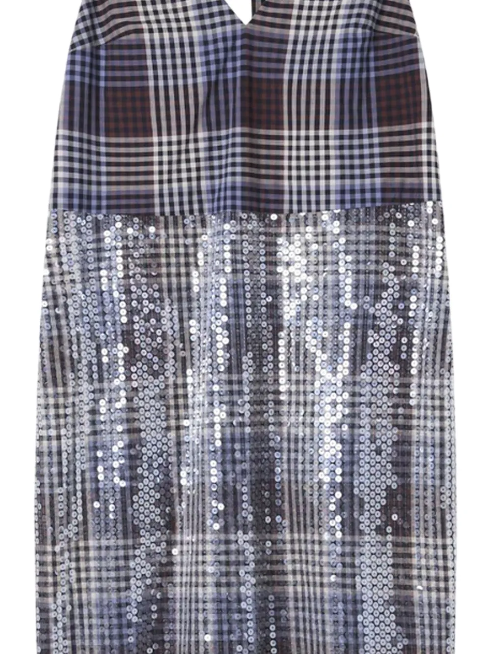 Lee Mathews Wren checked sequin-embellished midi dress | Cocktail & Party Dresses | Image 2