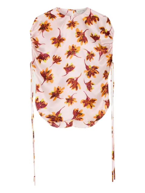 Lee Mathews Franz floral-print top