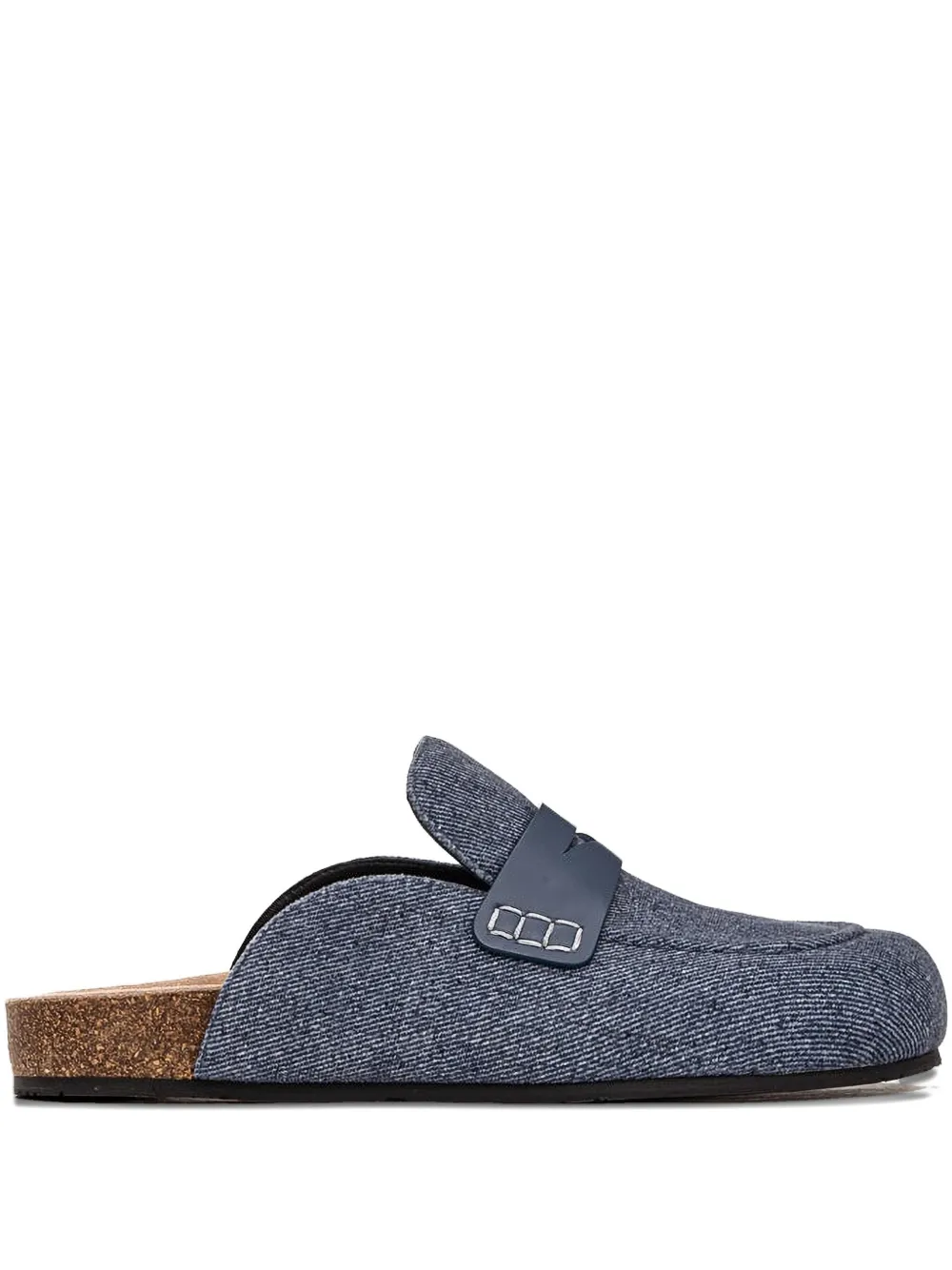 JW Anderson round-toe flat mules | azul | Image 1