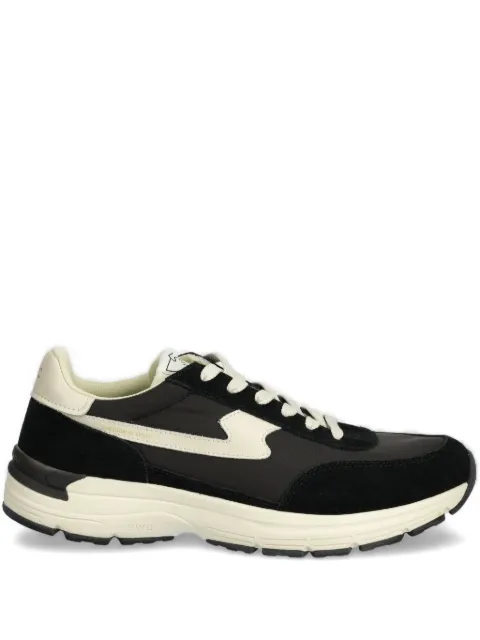 Stepney Workers Club suede-panel lace-up sneakers
