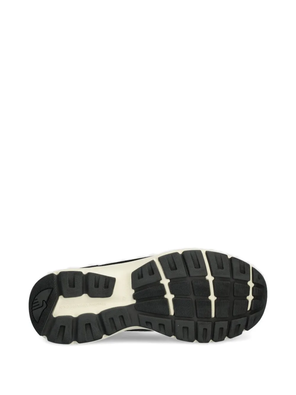 Stepney Workers Club Sneakers met suède vlak Zwart