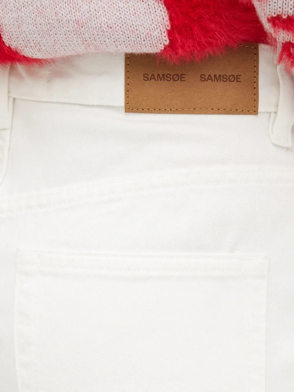 SAMSOE high-waisted denim shorts Wit