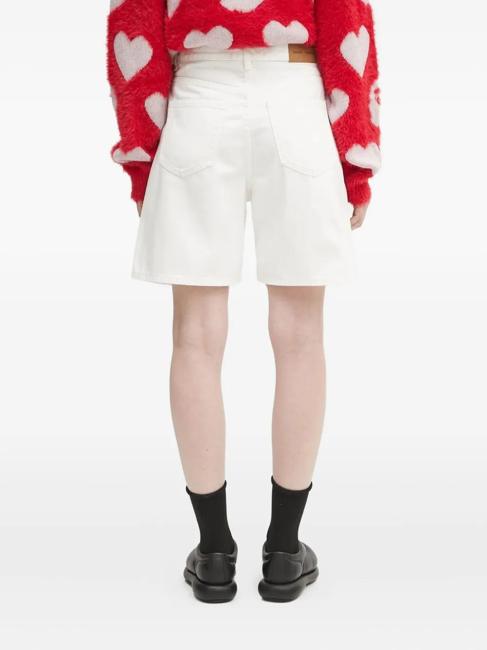SAMSOE SAMSOE High waist shorts - Wit