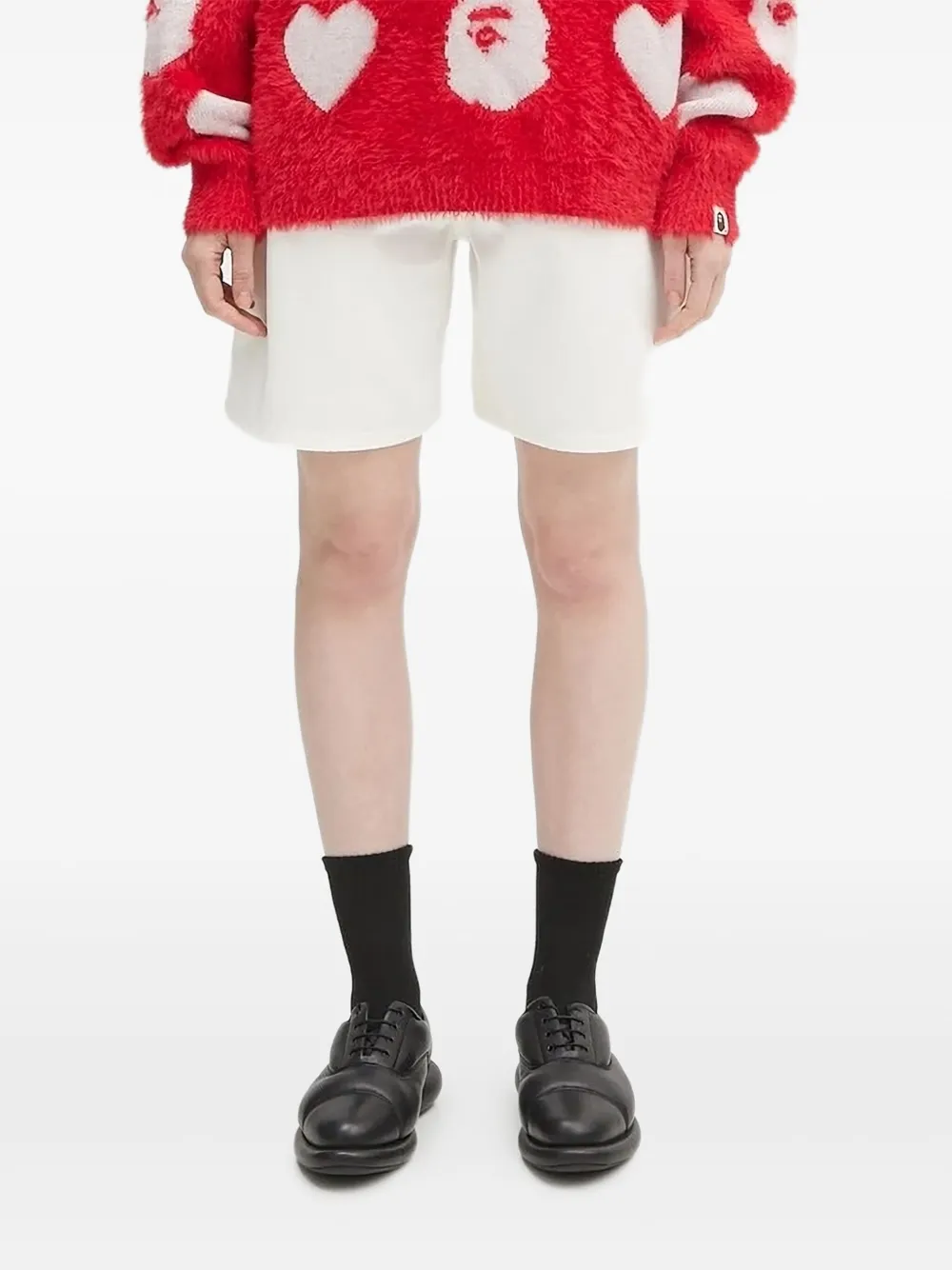 SAMSOE high-waisted denim shorts Wit
