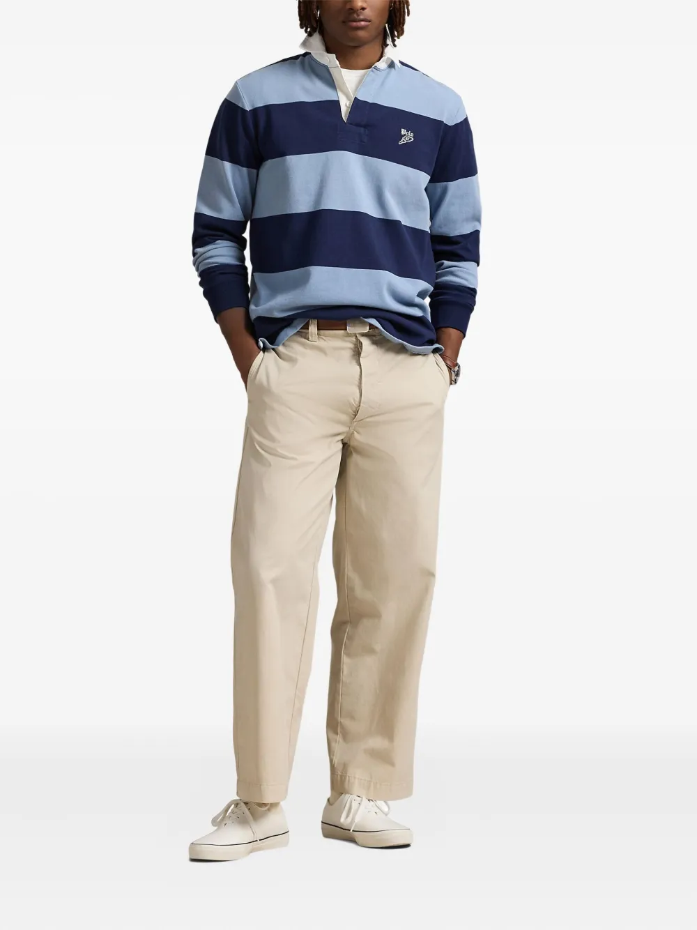 Polo Ralph Lauren Gestreept poloshirt Blauw