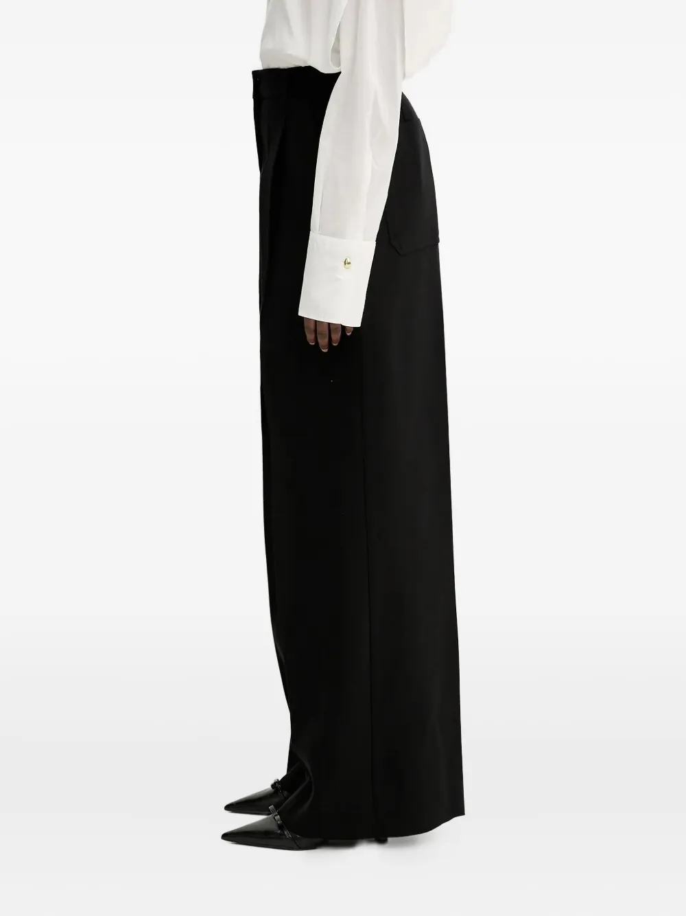 Sportmax pleated trousers Zwart