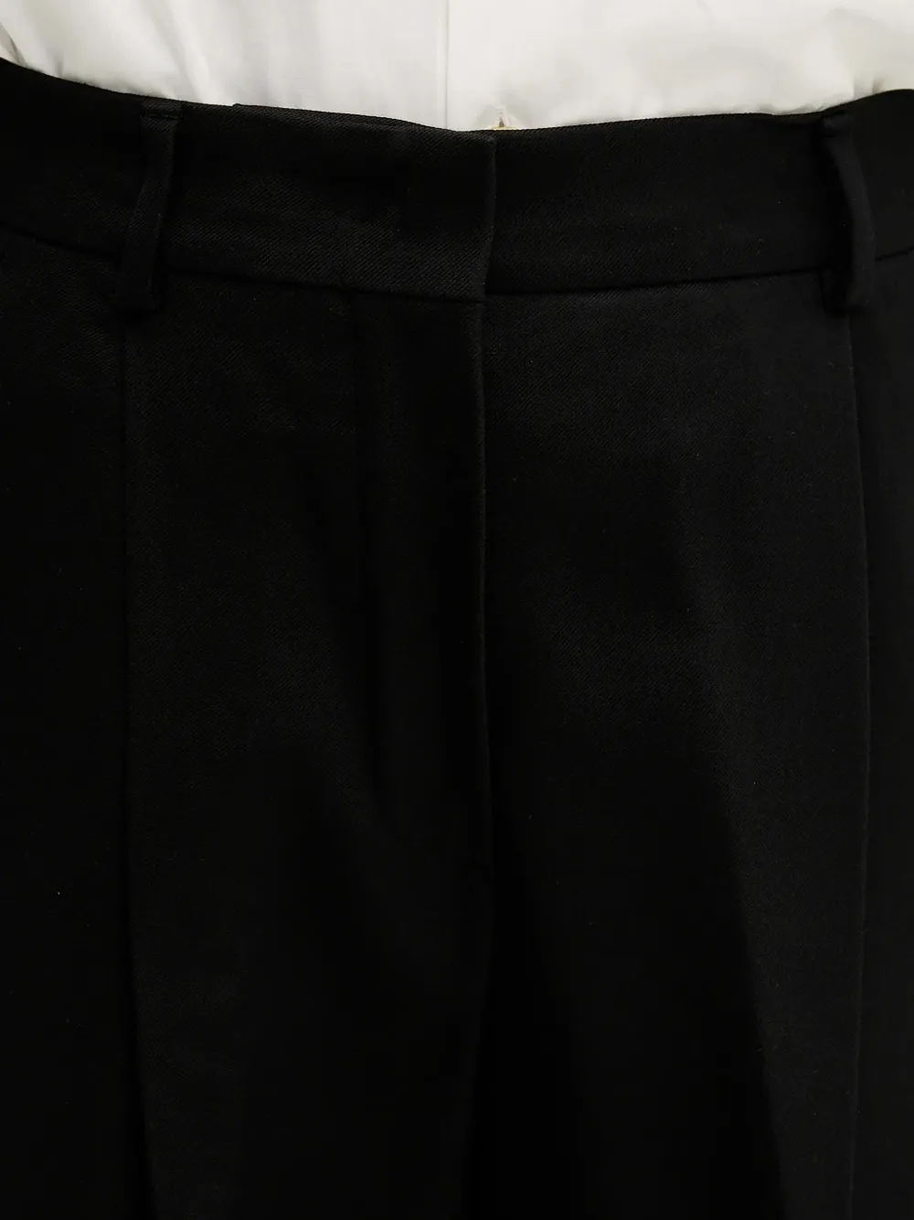 Sportmax Pleated Trousers In Black