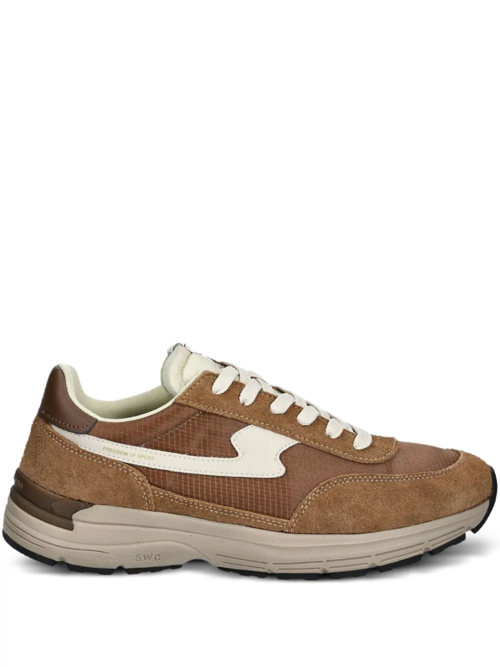 Stepney Workers Club Osier S-Strike panelled sneakers Brown