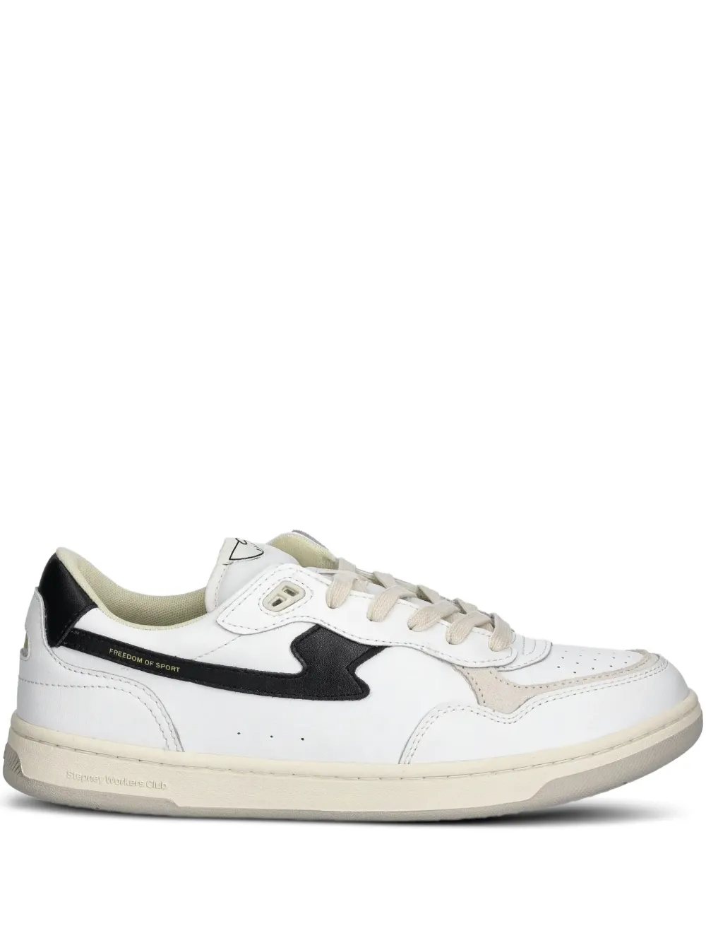 Stepney Workers Club Pro-Cup leather panel sneakers White