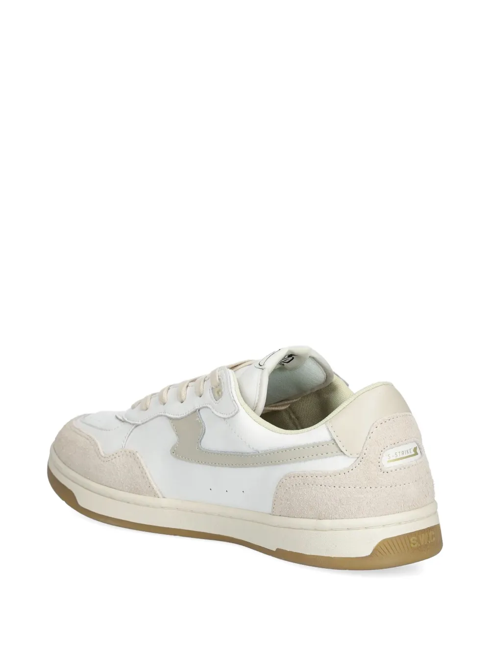 Stepney Workers Club leather suede low-top sneakers White