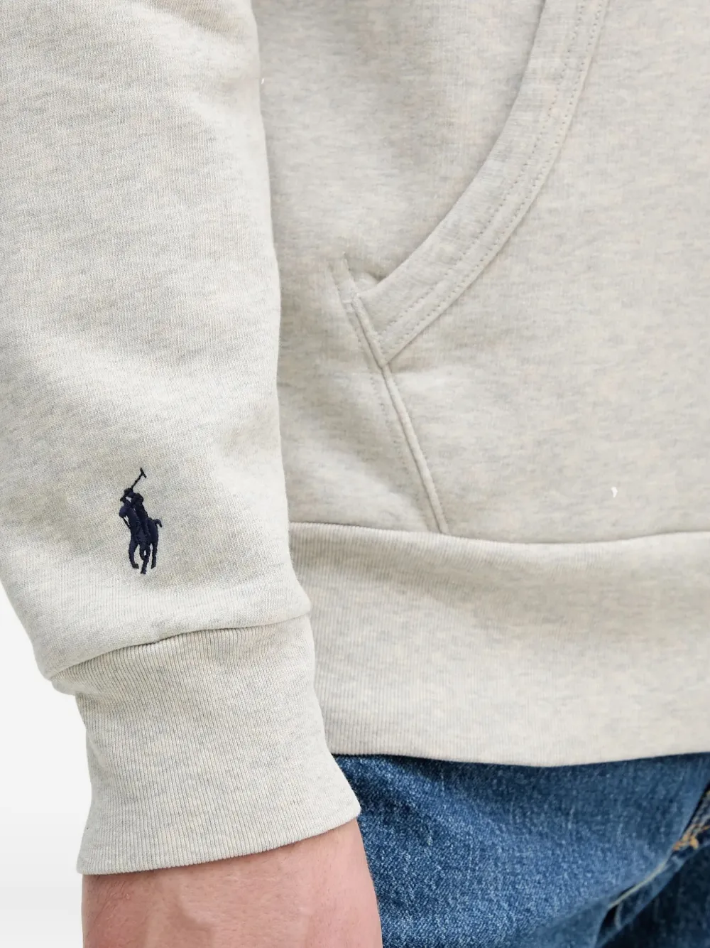 Polo Ralph Lauren Hoodie met geborduurd logo Beige