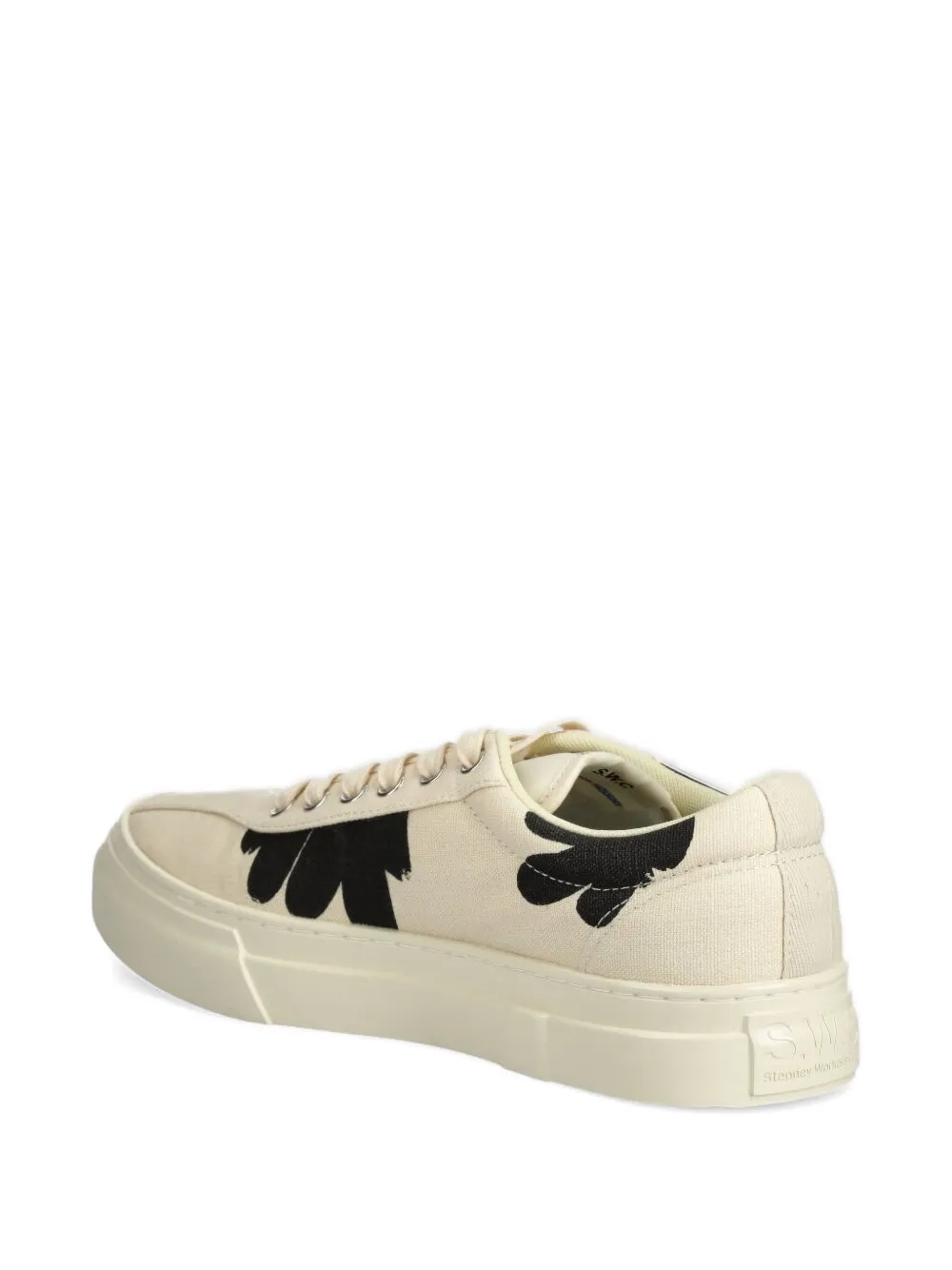 Stepney Workers Club floral-print sneakers White