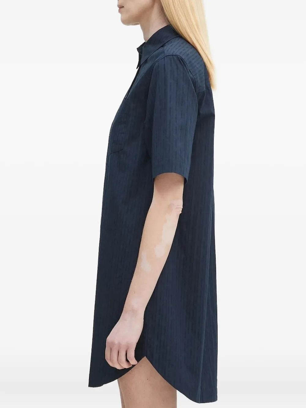 SAMSOE SAMSOE pinstripe short-sleeve shirt dress | Day Dresses | Image 2