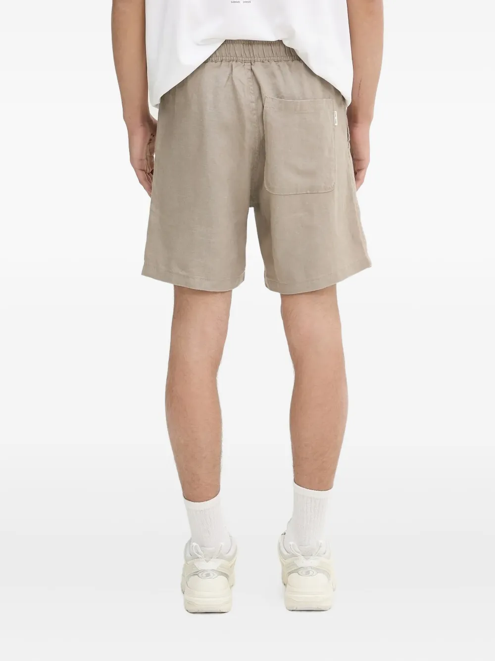 SAMSOE SAMSOE Shorts met elastische taille - Beige