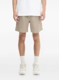 SAMSOE SAMSOE elasticated-waist linen shorts - Neutrals
