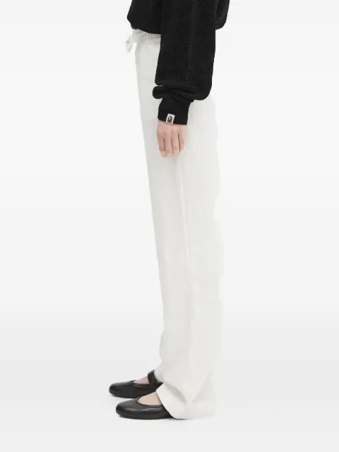 SAMSOE SAMSOE drawstring linen trousers