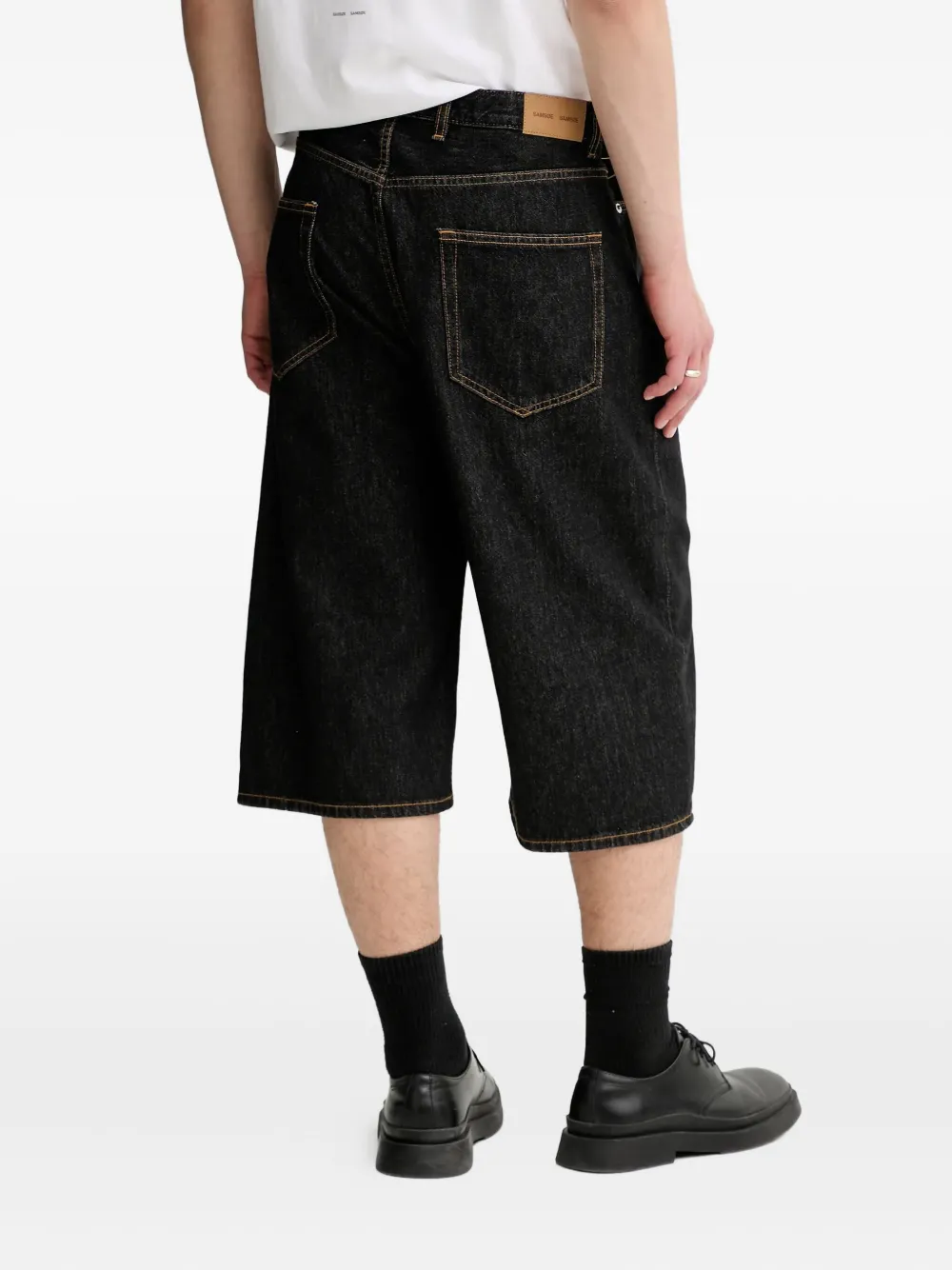 SAMSOE Saroger denim shorts Blauw