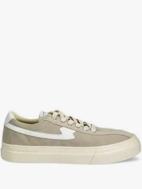 Stepney Workers Club Suède leren sneakers met streepdetail