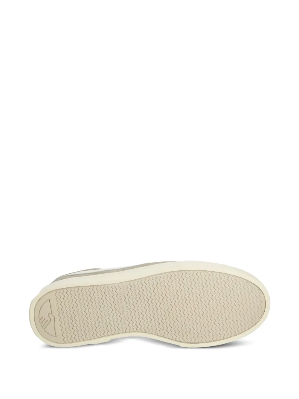 Stepney Workers Club Suède leren sneakers met streepdetail Grijs