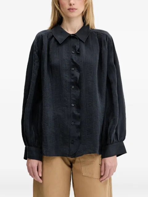 SAMSOE SAMSOE ruffled balloon-sleeve shirt