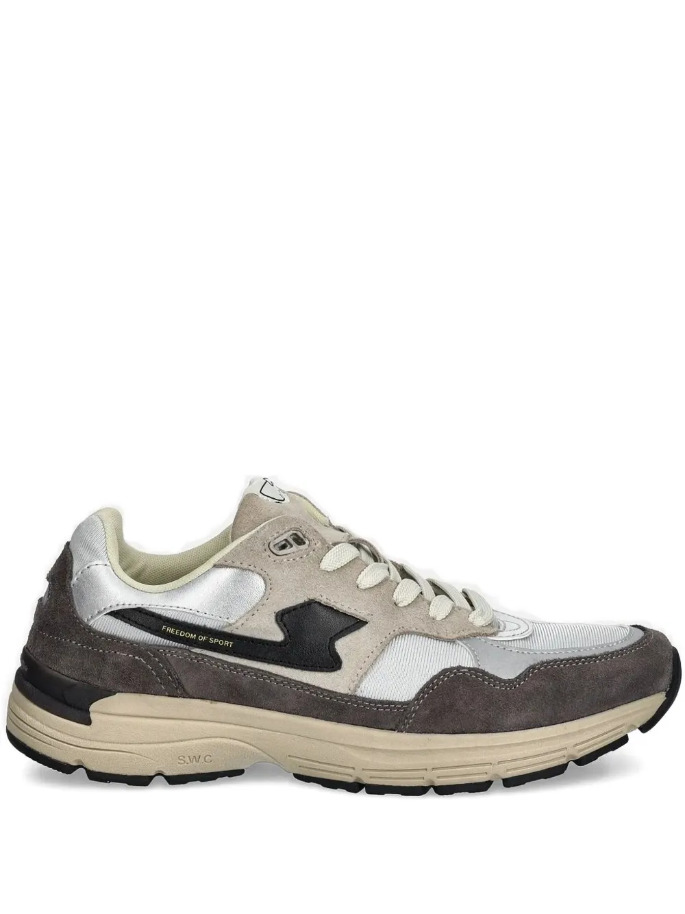 Stepney Workers Club Amiel S-Strike suede lace-up sneakers | Grey | Image 1