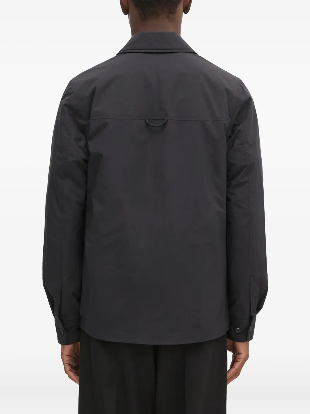 SAMSOE Button-up shirtjack Zwart