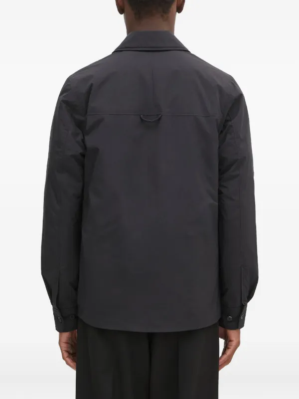 SAMSOE SAMSOE button-up Shirt Jacket | Black | FARFETCH
