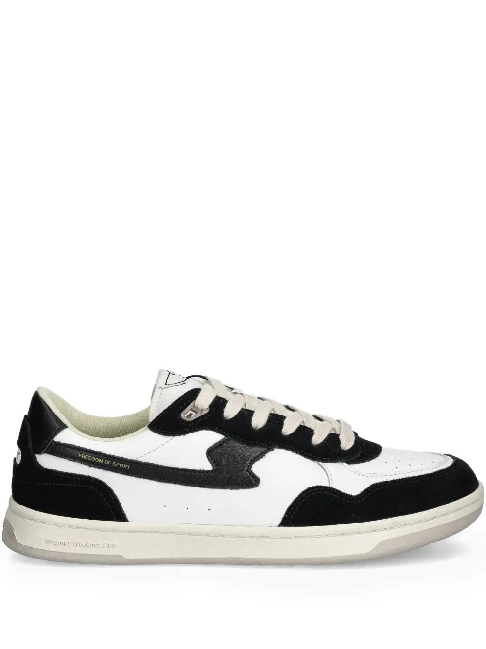 Stepney Workers Club Pro-Cup leather panel sneakers White