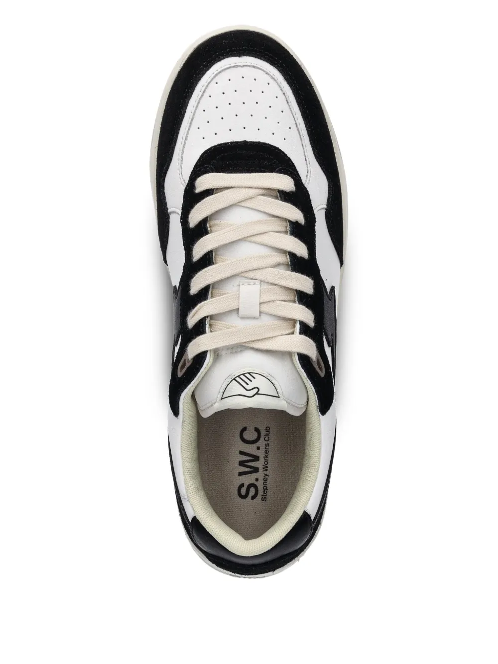 Stepney Workers Club Pro-Cup leather panel sneakers White