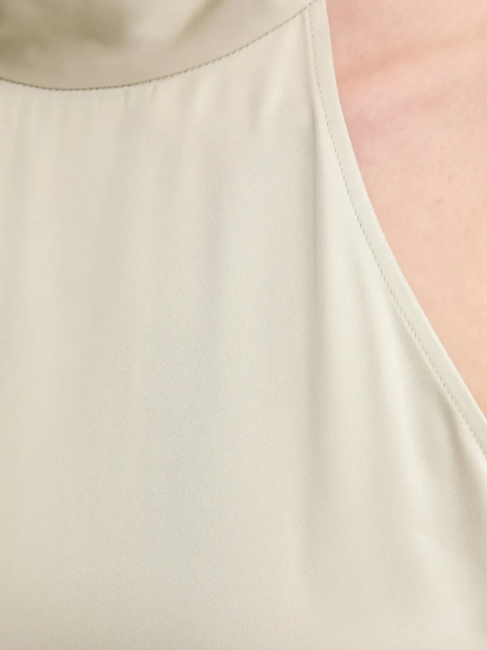 SAMSOE harterneck midi dress Beige