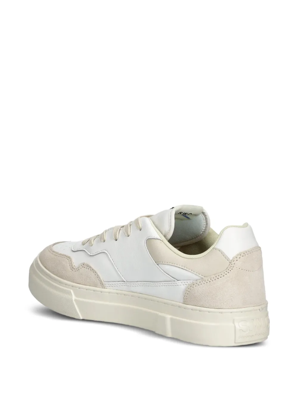 Stepney Workers Club leather sneakers Neutrals