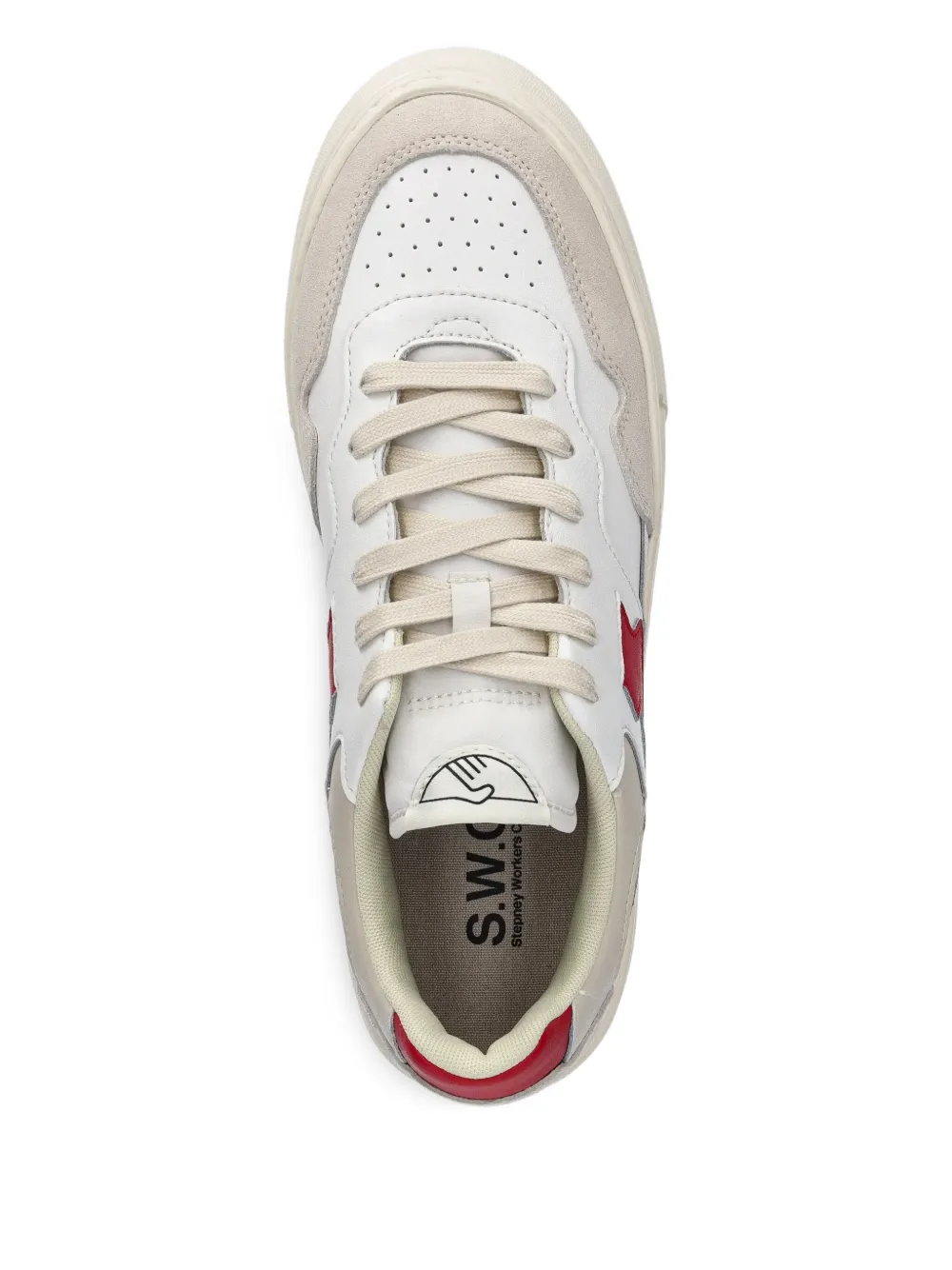 Stepney Workers Club Pearl S-Strike panelled sneakers White