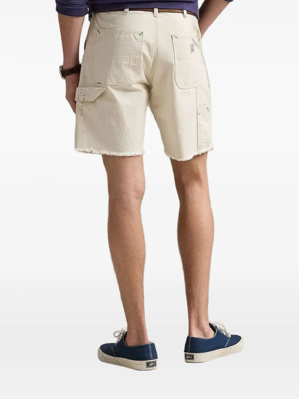 Polo Ralph Lauren paint-splatter shorts Wit
