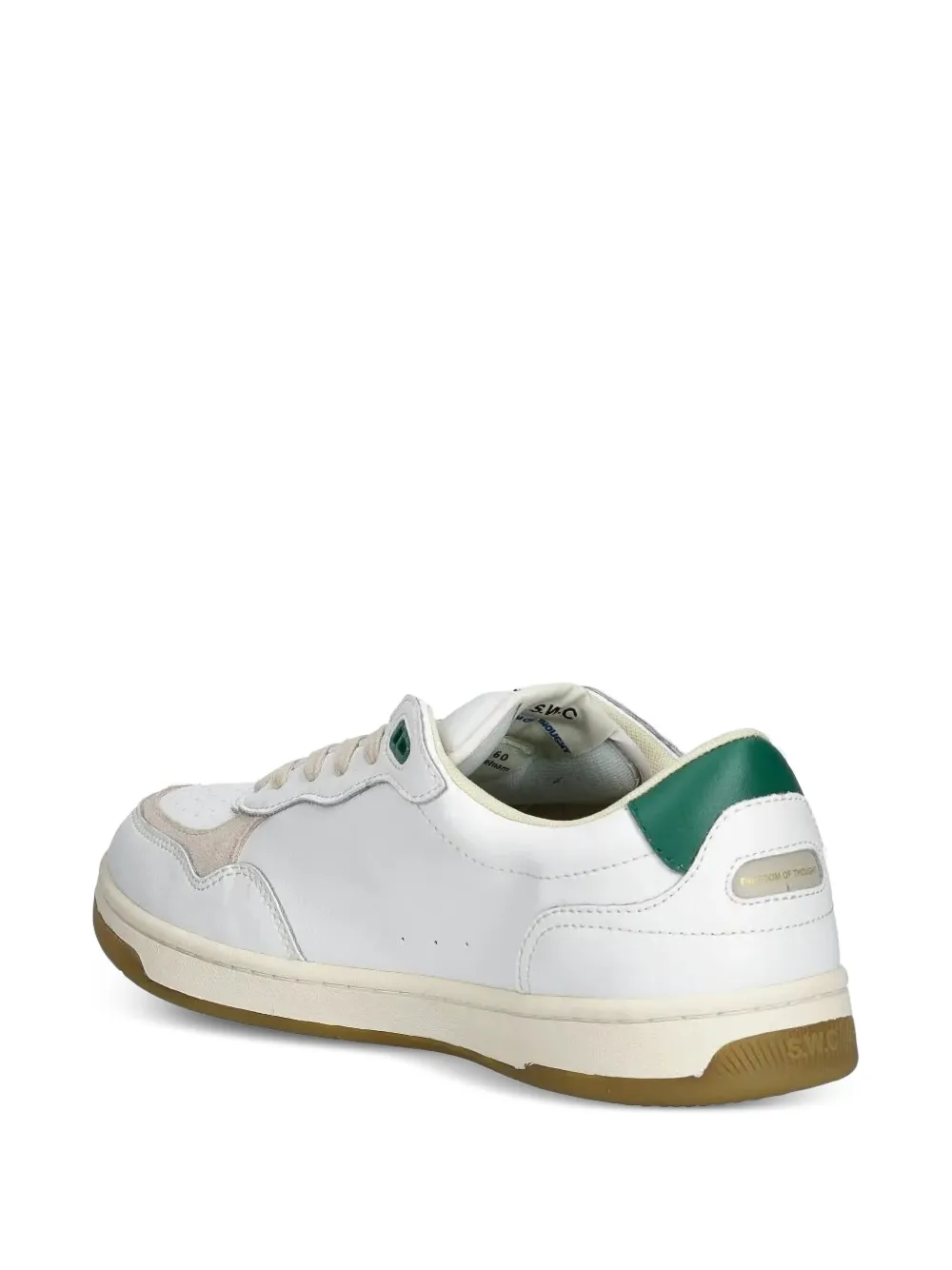 Stepney Workers Club leather panelled sneakers | Low-Tops | Image 2