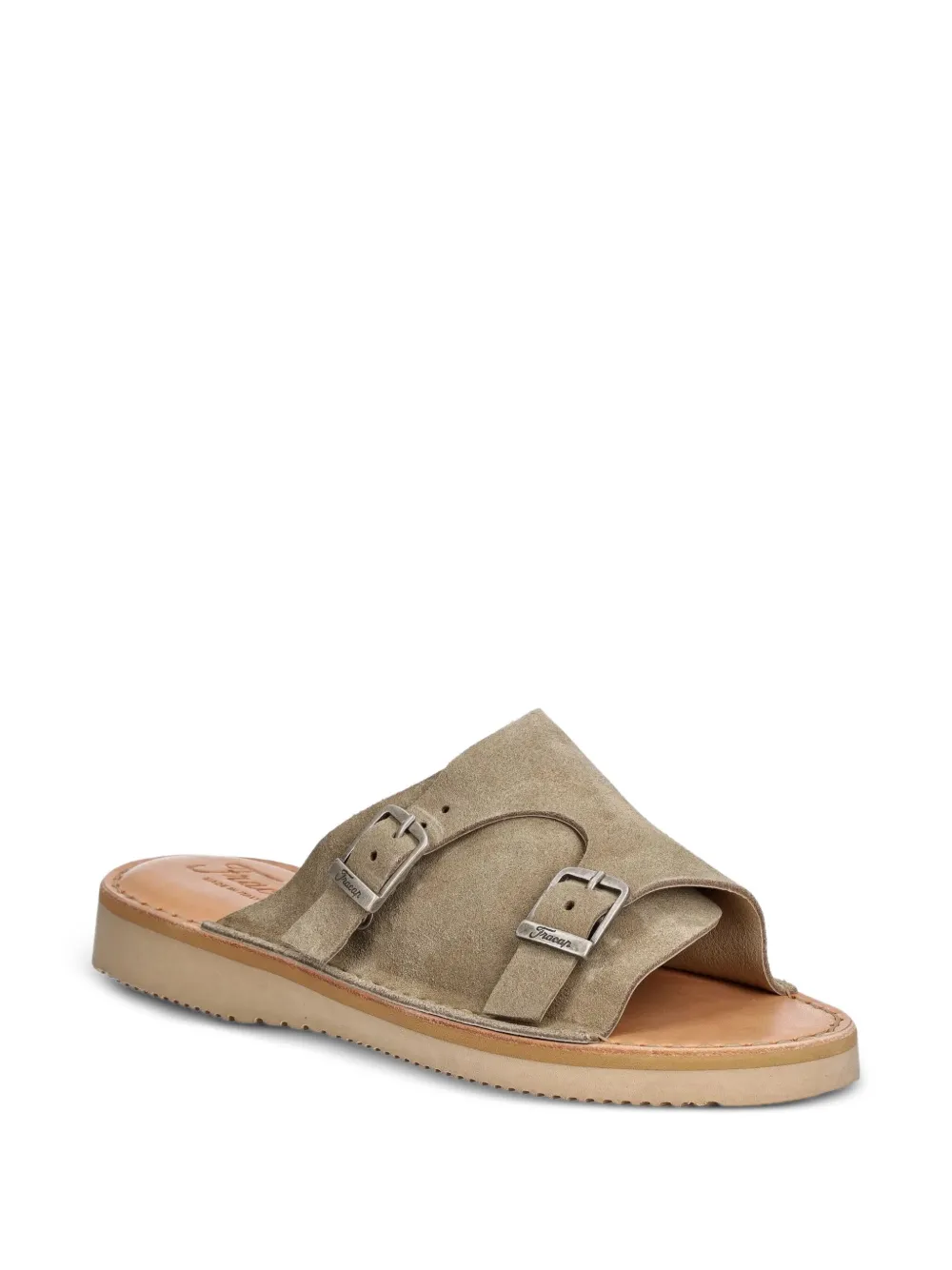 Fracap D110 double-buckle suede sandals | Women | Image 2