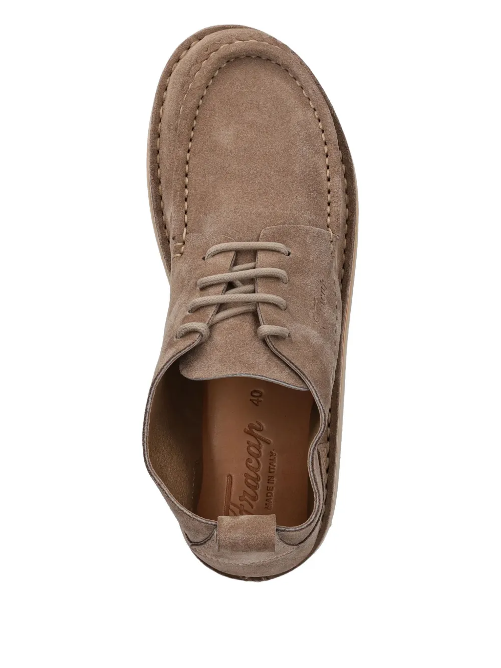 Fracap Camp suede lace-up boots Neutrals
