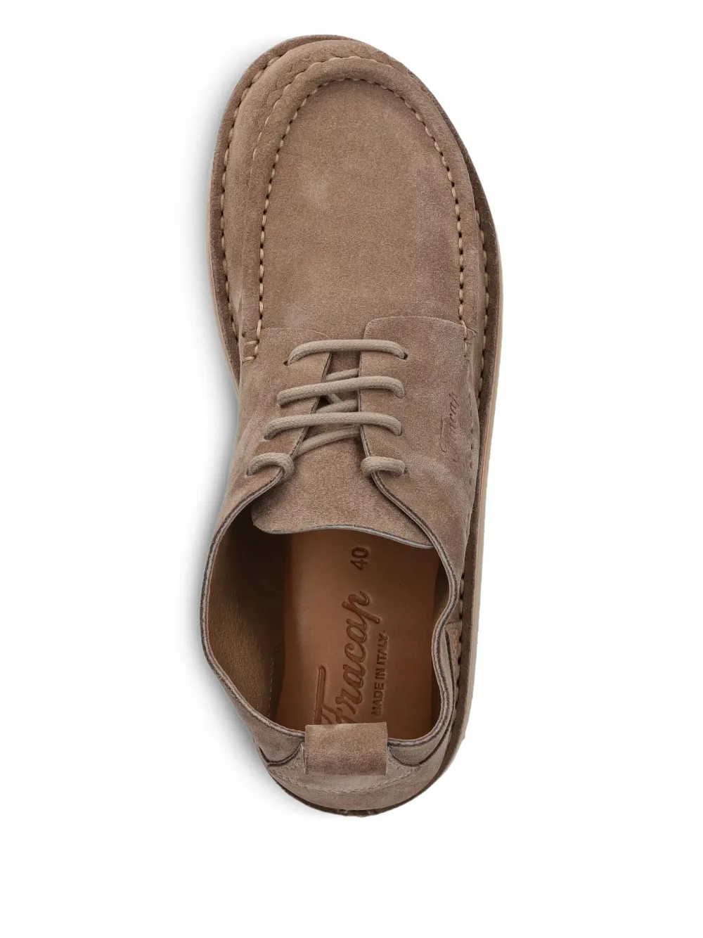 Fracap Camp suede lace-up boots Neutrals