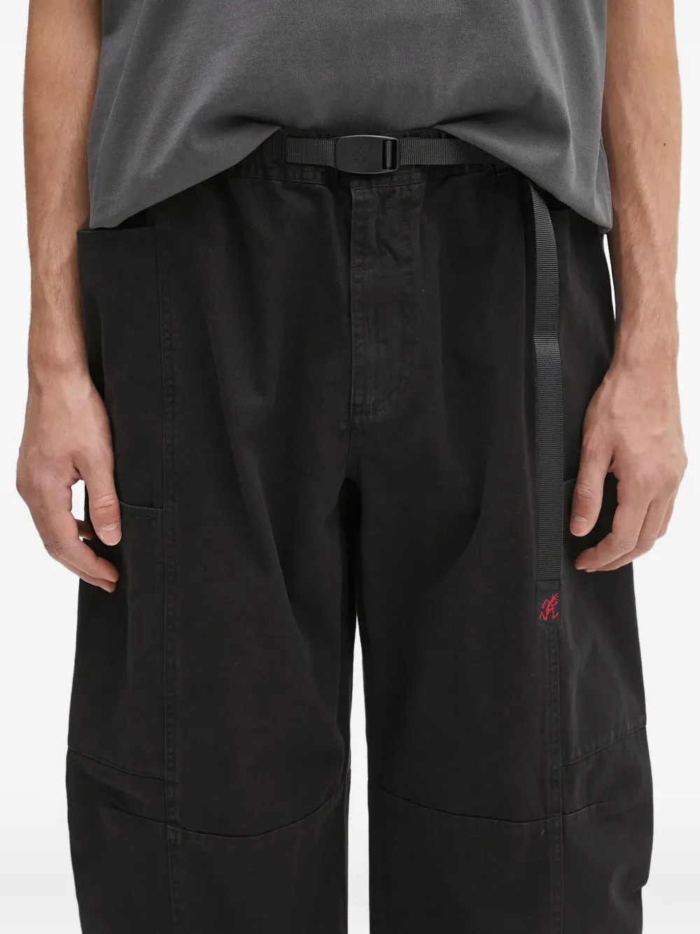 Gramicci Voyager cargo broek met ceintuur Zwart