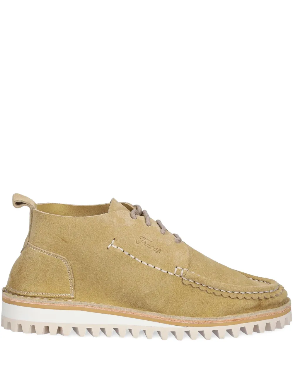 Fracap suede derby shoes - ニュートラル Fracap suede derby shoes - ニュートラル