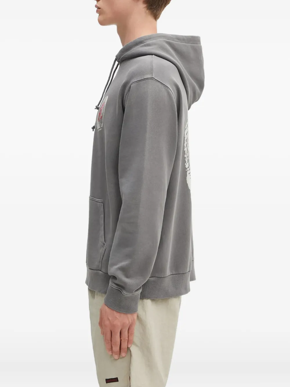 Gramicci Hoodie met print Grijs